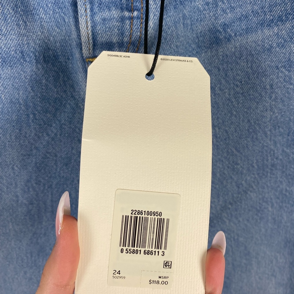 Levi’s Wedgie Icon Jeans Size 24 - Picture 5 of 7